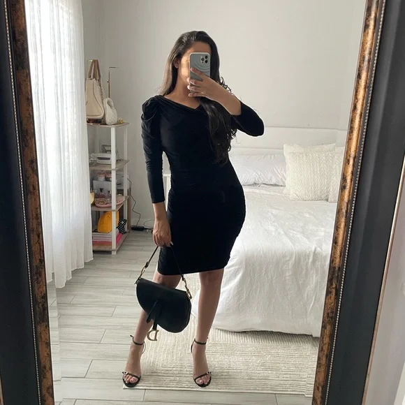 Leifsdottir Dresses | Leifsdottir Black Long Sleeve Dress | Color: Black | Size: S | Momentswmonica's Closet